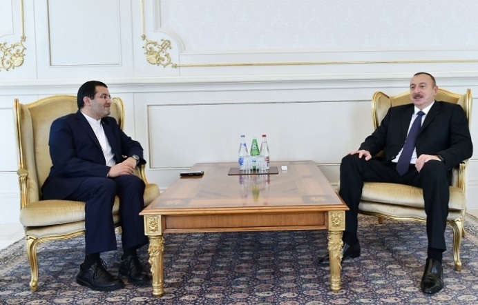 El presidente recibió las cartas credenciales del embajador iraní en Azerbaiyán 